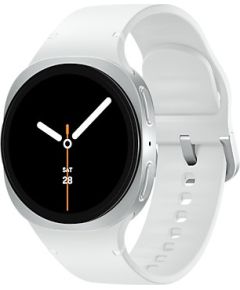 Samsung Galaxy Watch 8 3.3 cm (1.3") AMOLED 40 mm Digital 438 x 438 pixels Touchscreen Silver Wi-Fi GPS (satellite)