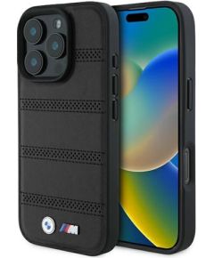 BMW M Perforated And Stitched Line MagSafe Aizsargapvalks priekš Apple iPhone 16 Pro