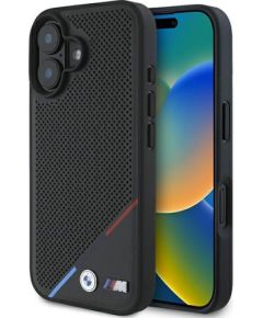 BMW M Perforated Tricolor Line MagSafe Aizsargapvalks priekš Apple iPhone 16