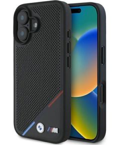 BMW M Perforated Tricolor Line MagSafe Aizsargapvalks priekš Apple iPhone 16 Plus