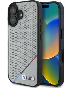 BMW M Perforated Tricolor Line MagSafe Aizsargapvalks priekš Apple iPhone 16