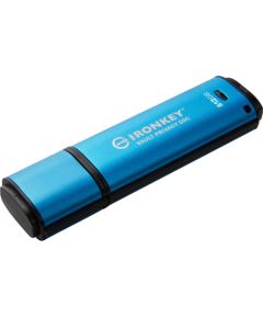 Kingston IronKey Vault Privacy 50 512 GB, USB stick (light blue/black, USB-C 3.2 Gen 1)