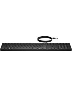 HP 320K USB Wired Keyboard - Black - US/RUS / 9SR37UT#ACB