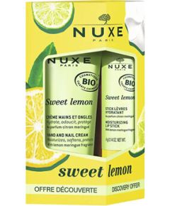 Nuxe Sweet Lemon Hand and Lip Set - Dárková sada