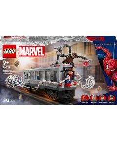 Lego Marvel Spider-Man kontra Doc Ock — scena w metrze (76321)