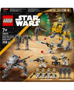 Lego Star Wars Zestaw bitewny — żołnierze-klony z 327. korpusu galaktycznego (75431)