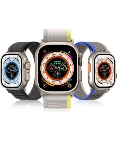 Dux Ducis   DUX DUCIS strap YJ nylon for Apple Watch 42 / 44 / 45 / 49 mm blue gray