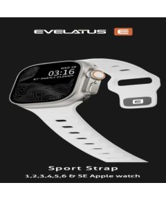 Evelatus   Watch 38/40/41 Sport Silicone Loop White