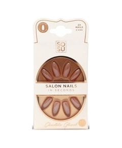 Sosu Chocolate Salon Nails - Umělé nehty ( 24 ks )