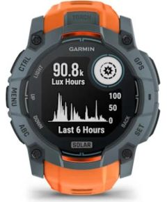 GARMIN Instinct 3 - 50mm Solar Twilight with Solstice sporta pulkstenis