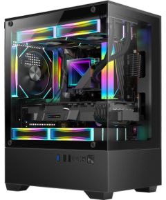 Case GOLDEN TIGER Raider SL-2 MiniTower Case product features Transparent panel Not included Colour Black RAIDERSL-2