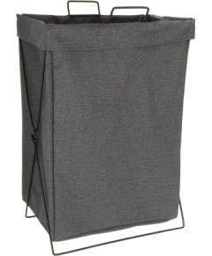 Veļas grozs MAX DAY 44x30xH63cm, tumši pelēks