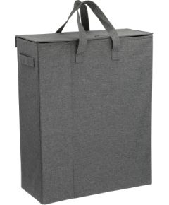 Veļas grozs MAX DAY 46x26xH50cm, tumši pelēks