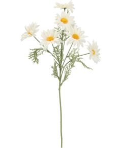 Mākslīgais zieds IN GARDEN H55,5cm, balta margrietiņa
