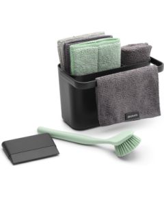 BRABANTIA tīrīšanas komplekts SinkSide, 5gab., dark grey - 233340