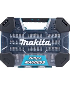 Urbju un skrūvgriežu uzgaļu komplekts Makita E-22610; 200 gab.