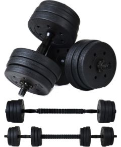 Funfit Hantle Bitumiczne 20 kg Zestaw 2x10kg