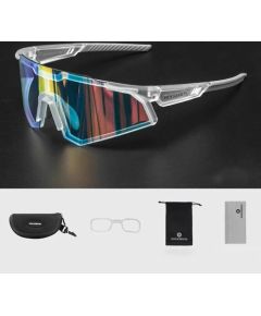 Rockbros SP291 UV400 white photochromic cycling glasses