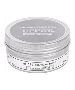 Depot No. 312 Charcoal Paste - Pasta z uhlí na vlasy se střední fixací 75ml