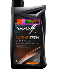 WOLF EXTENDTECH 75W90LS GL5 1L MIL-L-2105C, D,ZF TE-ML05