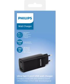 Зарядное устройство Philips DLP2681|12 GaN 65 Вт | 3,25А черный
