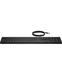 HP 320K USB Wired Keyboard - Black - US ENG / 9SR37UT#ABB