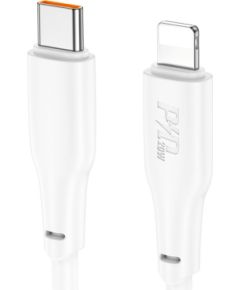 USB кабель Hoco X93 PD20W USB-C to Lightning 1.0m белый