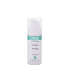 Ren Clean Skincare Clearcalm 3 Replenishing Gel Cream - Daily skin cream for problematic skin 50ml