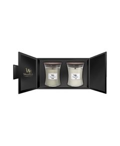 Woodwick Candle Gift Set ( Fireside, Linen ) 275.0g
