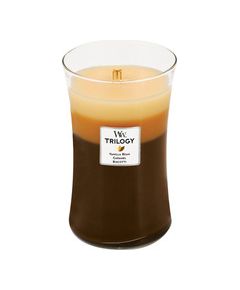 Woodwick Café Sweets Trilogy Vase (coffee sweets) - Scented candle 275.0g