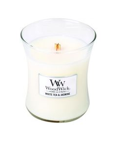Woodwick White Tea & Jasmine Vase (White Tea & Jasmine) - Scented candle 609.5g