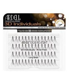 Ardell 3D Individuals Duralash Knot-Free False Eyelashes Short Black 56.0ks