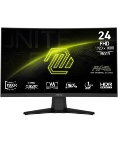 LCD Monitor MSI MAG 244C 23.6" Gaming/Curved/Frameless Matte Panel VA 1920x1080 16:9 180Hz 1 ms MAG244C