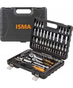 INSTRUMENTU KOMPLEKTS Isma  108elementi 1/4" ,3/8" (4-22mm)