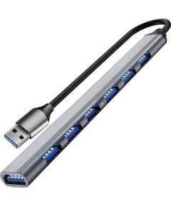 Iso Trade HUB USB- 1 port 3.2 + 6 2.0 Izoxis 24374