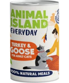 ANIMAL ISLAND Everyday Turkey and goose - wet cat food - 400g