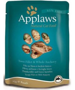 APPLAWS Natural Cat Food Tuna and whole anchovy - wet cat food - 70g