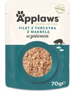 APPLAWS Tuna Fillet with Mackerel in Jelly - wet cat food - 70g