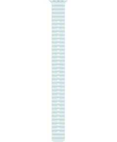 Apple 49mm Ice Blue Ocean Band Extension - Natural Titanium Finish