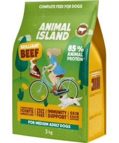 ANIMAL ISLAND Brilliant beef - dry dog food - 3kg