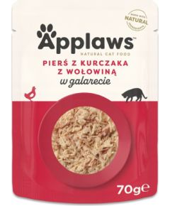 APPLAWS Chicken Breast with Beef in Jelly - wet cat food - 70g