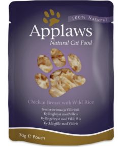 APPLAWS Natural Cat Food Chicken with rice - wet cat food - 70g