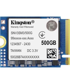 Kingston Technology 500G NV3 M.2 2230 NVMe SSD