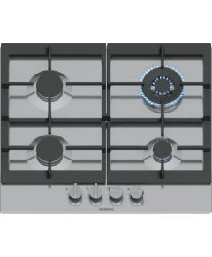 Siemens EC6A5HI90 hob Black, Stainless steel Built-in 60 cm Gas 4 zone(s)