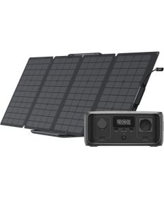 Set: EcoFlow River 3 power station + 110W photovoltaic panel.