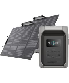 Set: EcoFlow Delta 3 1500 power station + 2x 220W photovoltaic panel.
