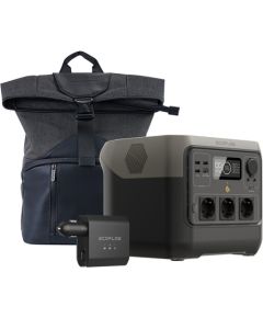 Bundle EcoFlow River 2 Pro + Smart car battery charger + Carrying bag