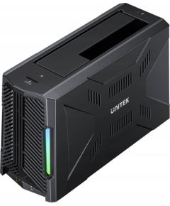 Dokstacija Unitek 1x M.2 NVMe, 1x SATA, USB-C 10 Gbps