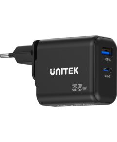 Tīkla lādētājs Unitek P1119A 1x USB-A 1x USB-C 3 A (P1119A)