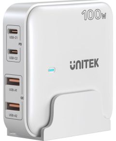 Tīkla lādētājs Unitek P1229A 2x USB-A 2x USB-C 5 A (P1229AWH01-EU)